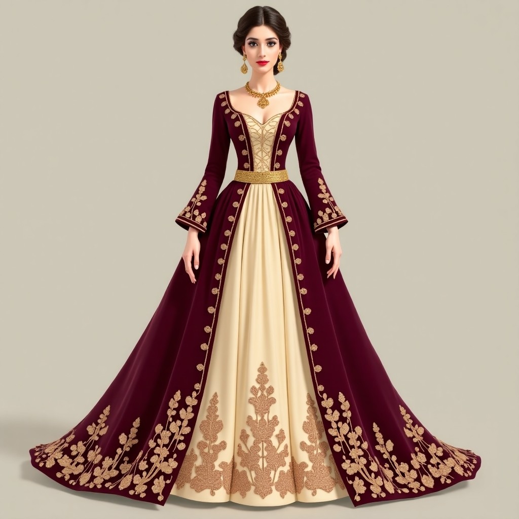 Classic Floral Motif MACEDONIAN FOLK DRESS