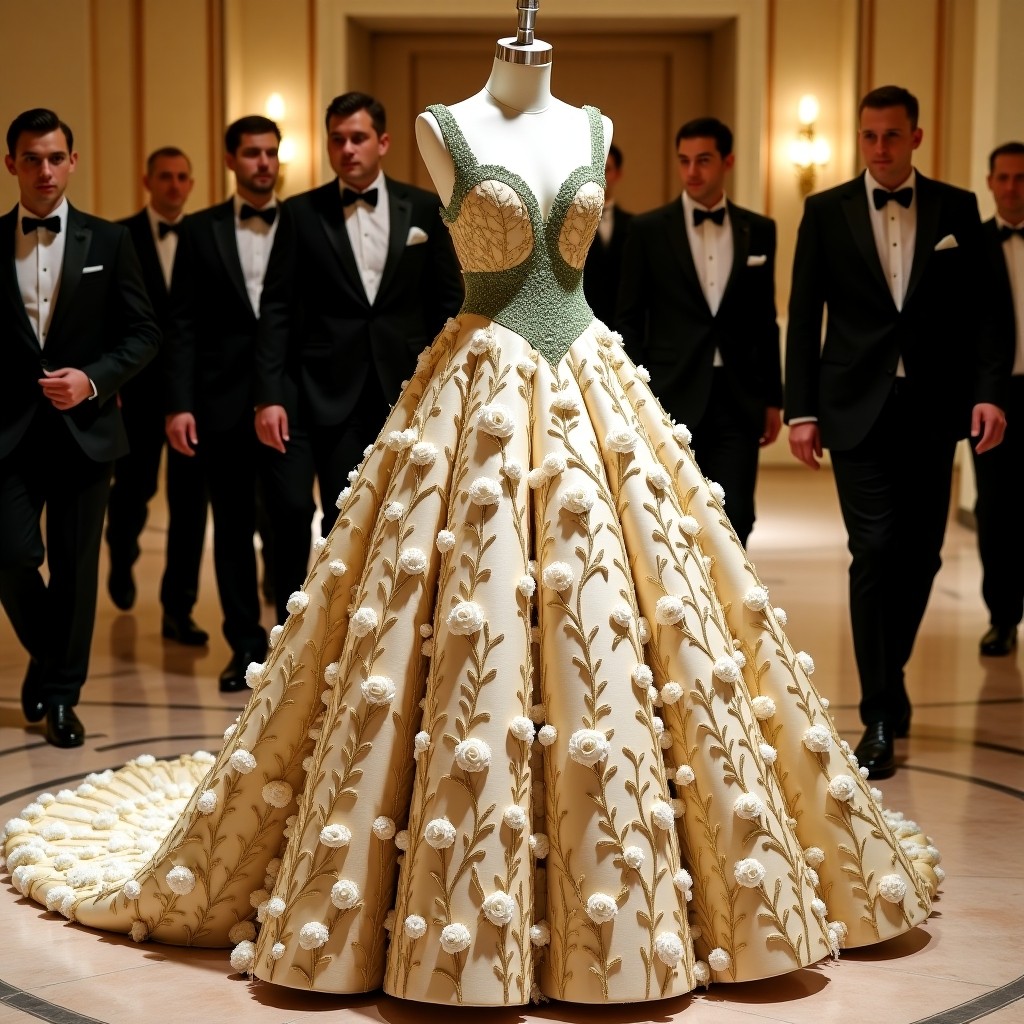 Grand Ornamental Garden Couture Gown