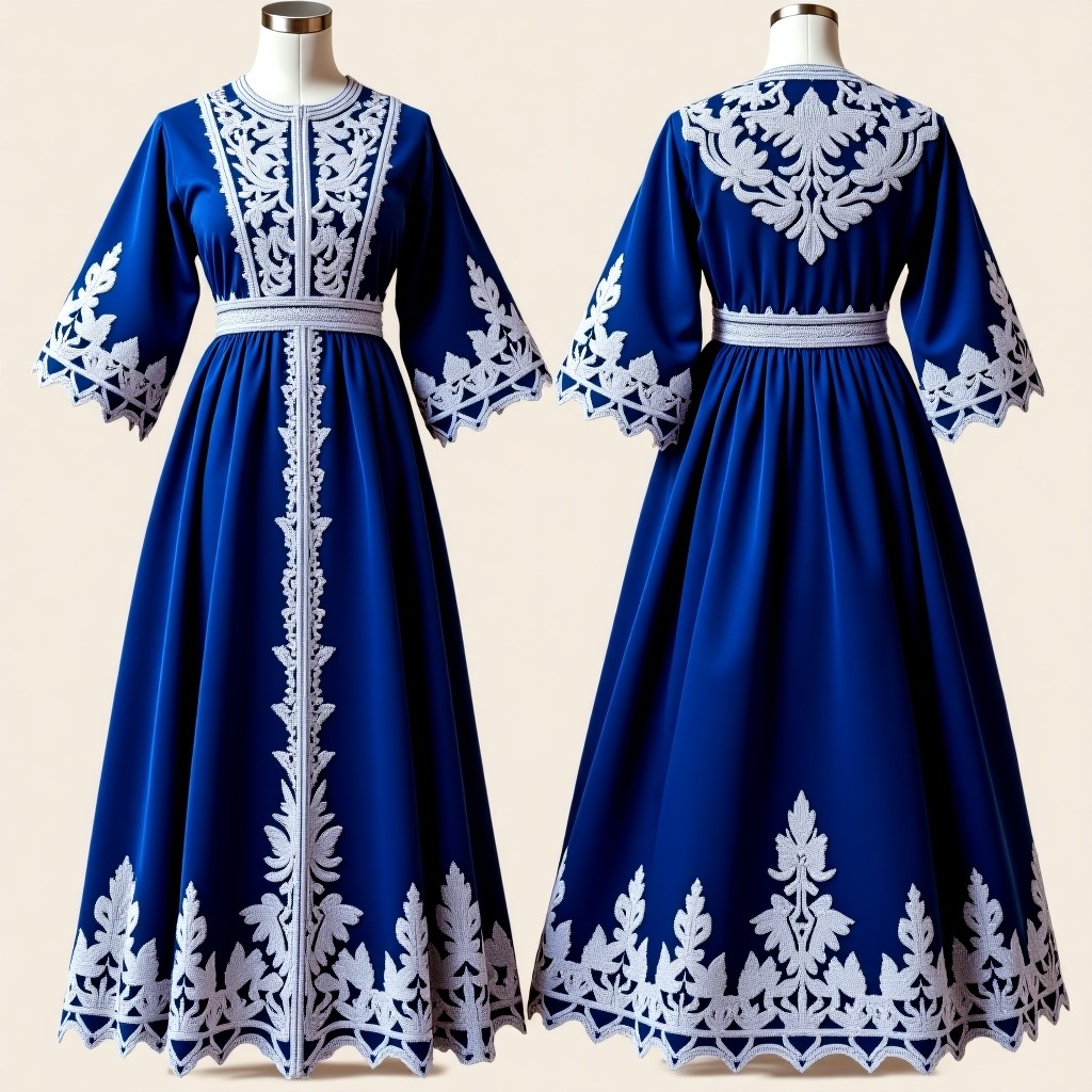 Women's Formal Jacket with Intricate Leaf and Vine Embroidery